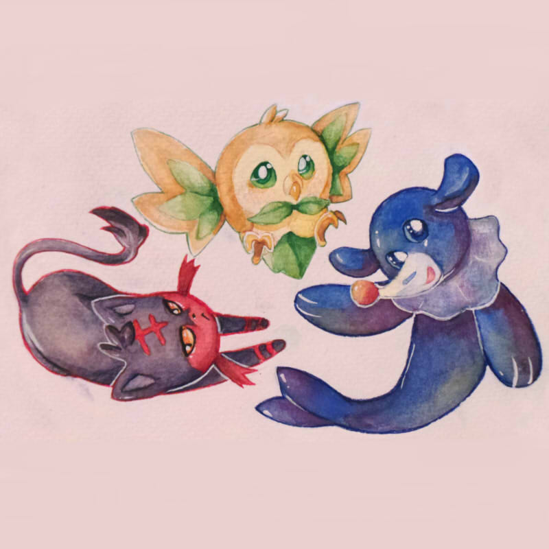 800x800 Pokemon Gen Vii Starters