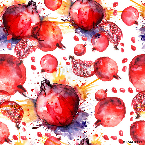 500x500 Watercolor, Vintage Pattern