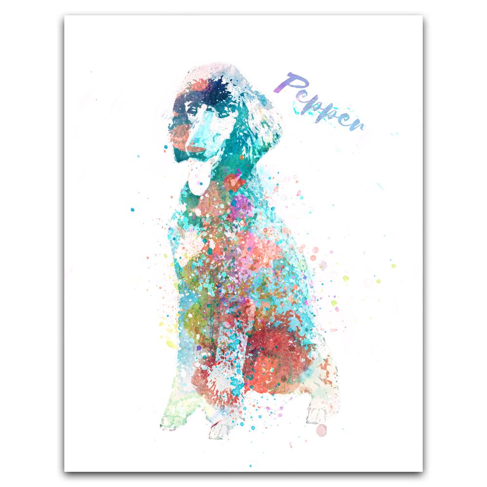 1000x1000 Poodle Gift Personal Prints Personalized Pet Art