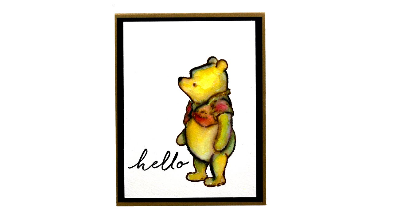 1280x720 Vintage Watercolor Winnie The Pooh