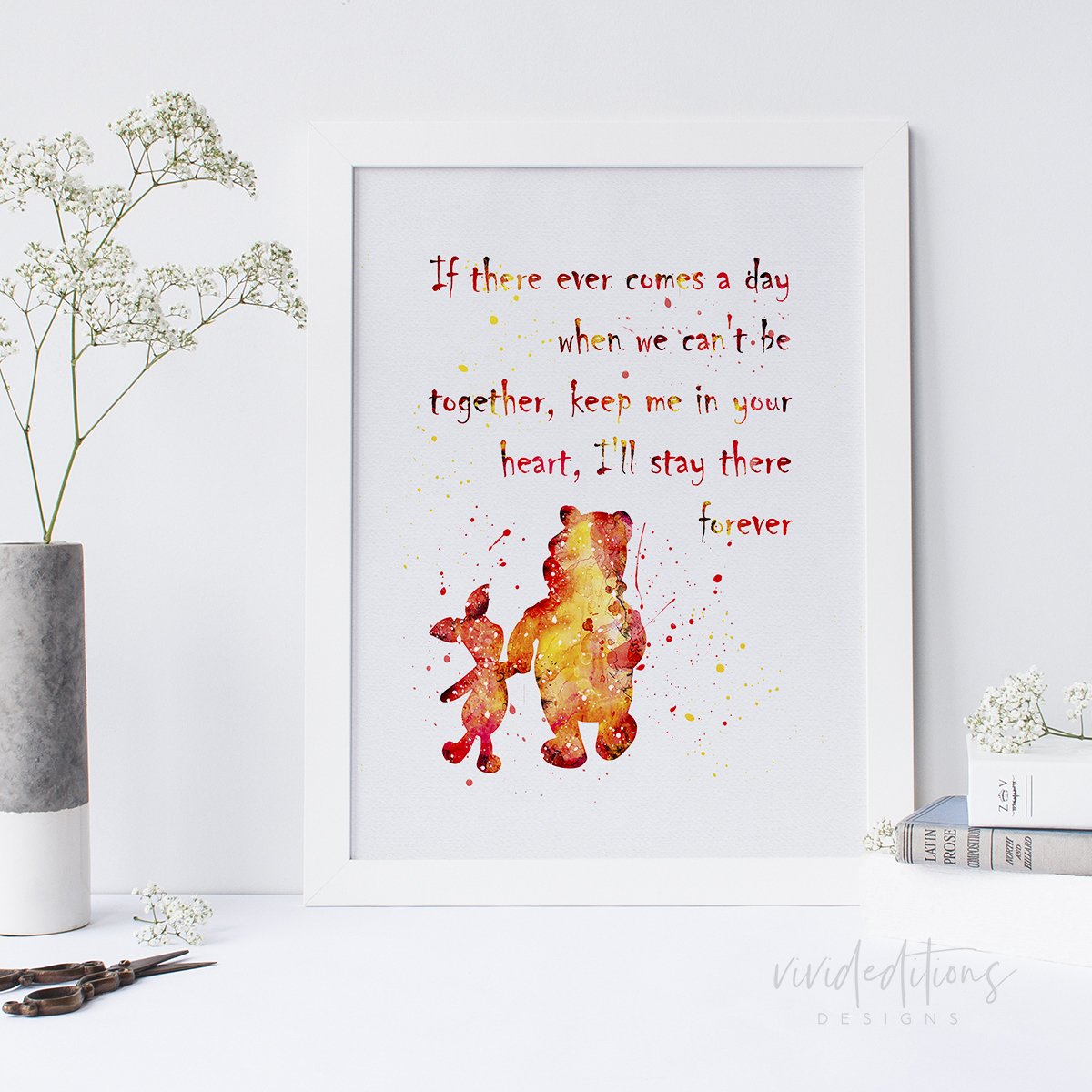 1200x1200 Winnie The Pooh Quote Boy Or Girl Nursery Art Print Wall Decor