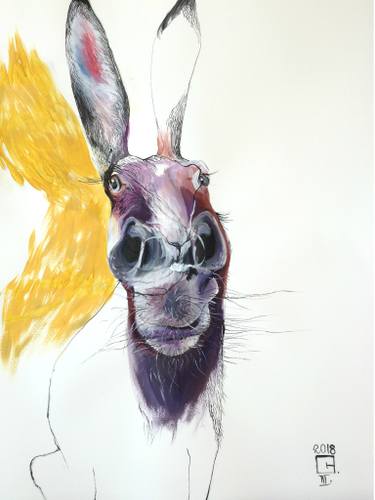 375x500 Original Pop Art Horse Watercolor Paintings For Sale Saatchi Art