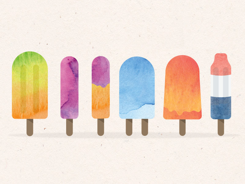 800x600 How To Create A Watercolor Popsicle In Illustrator By Teela