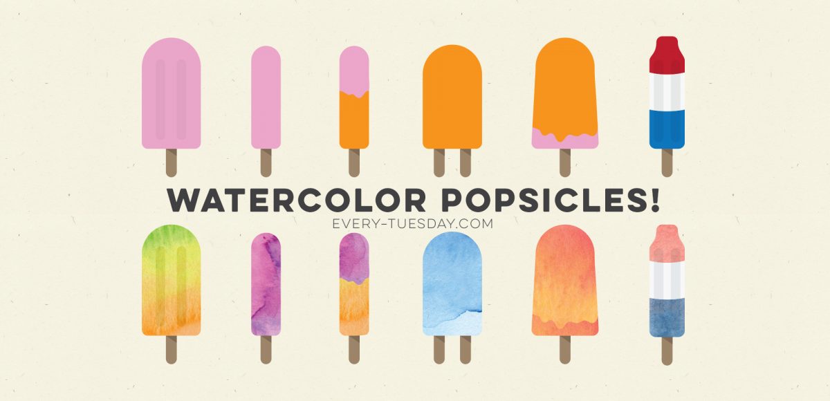 1200x580 How To Create A Watercolor Popsicle In Illustrator