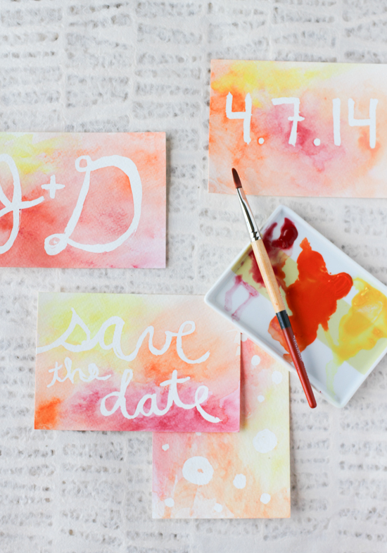 550x785 Make This Diy Watercolor Postcard Messages