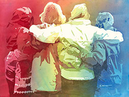 253x190 Watercolor Pouring Method Gallery