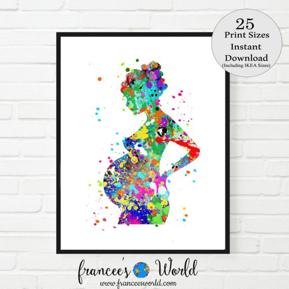 570x570 Pregnant Woman Printable,pregnant Woman Butterfly,pregnancy