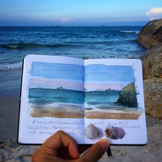 640x640 Pretty Watercolor Paintings Fubiz Media