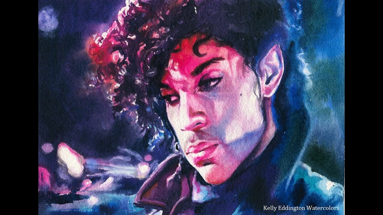 1280x720 Prince Watercolor Portrait Tutorial