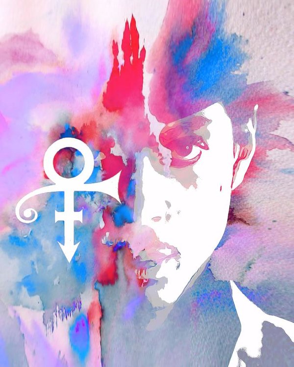 600x749 Prince Watercolor Poster By Dan Sproul