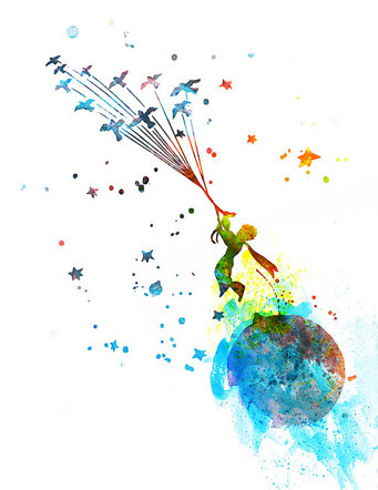 341x442 Le Petit Prince In Watercolor