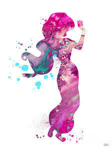 225x300 Jasmine Painting By Watercolor Girl