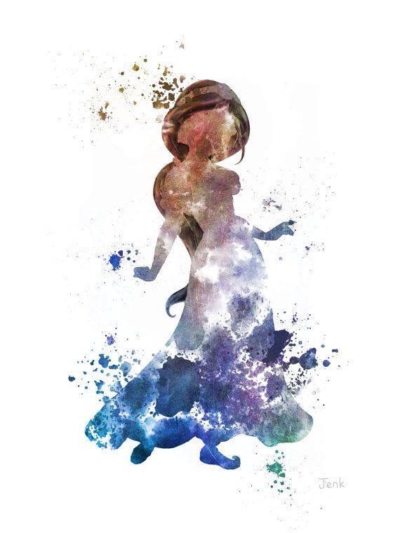 570x760 Princess Jasmine Water Colors Disney Jasmine