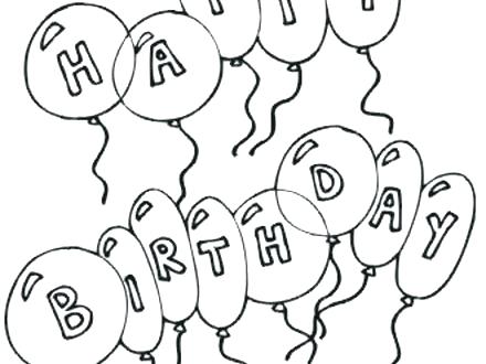 440x330 Happy Birthday Card Printable Coloring Pages Cards Colouring Free