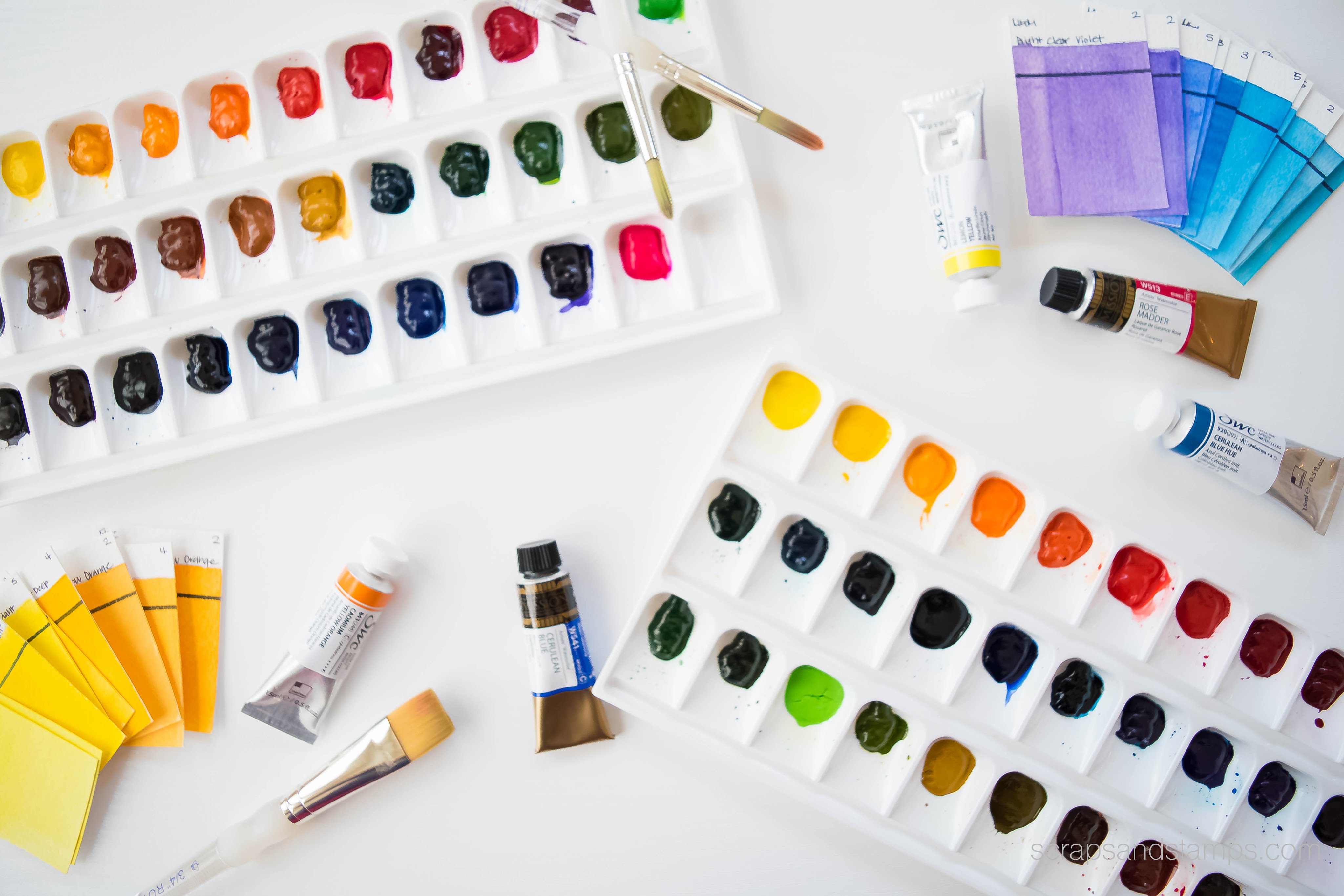 4096x2731 Watercolor Comparison Shinhan Professional Watercolor Amp Mijello