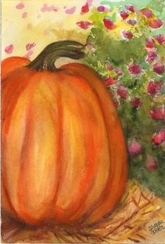 235x347 89 Best Watercolor To Paint Pumpkins Images In 2018