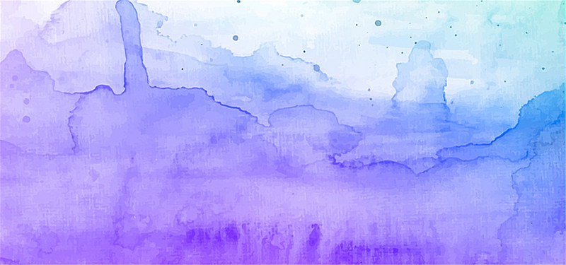 800x375 Fresh Fruits And Vegetables Food Background, Blue, Watercolor