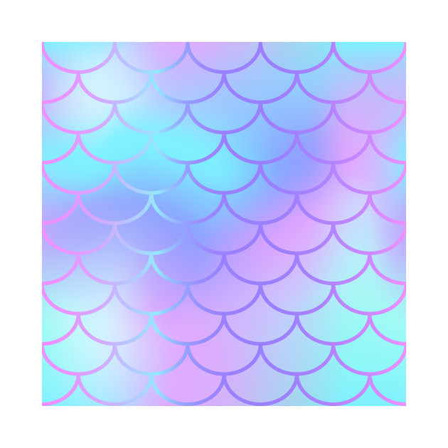 630x630 Purple Blue Watercolor Mermaid Pattern
