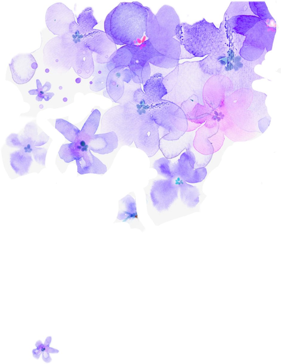 941x1215 Flowers Watercolor Watercolorflowers Purple