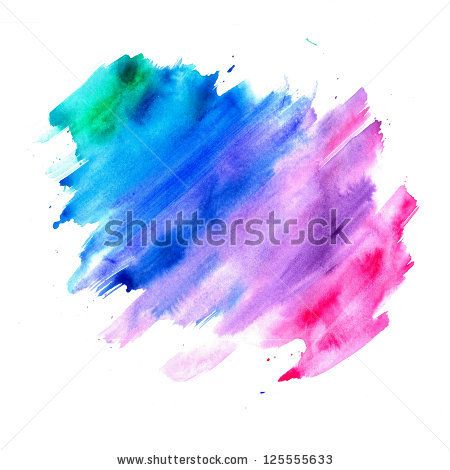 450x470 Abstract Watercolor Background, Blue Purple Pink And Green Color