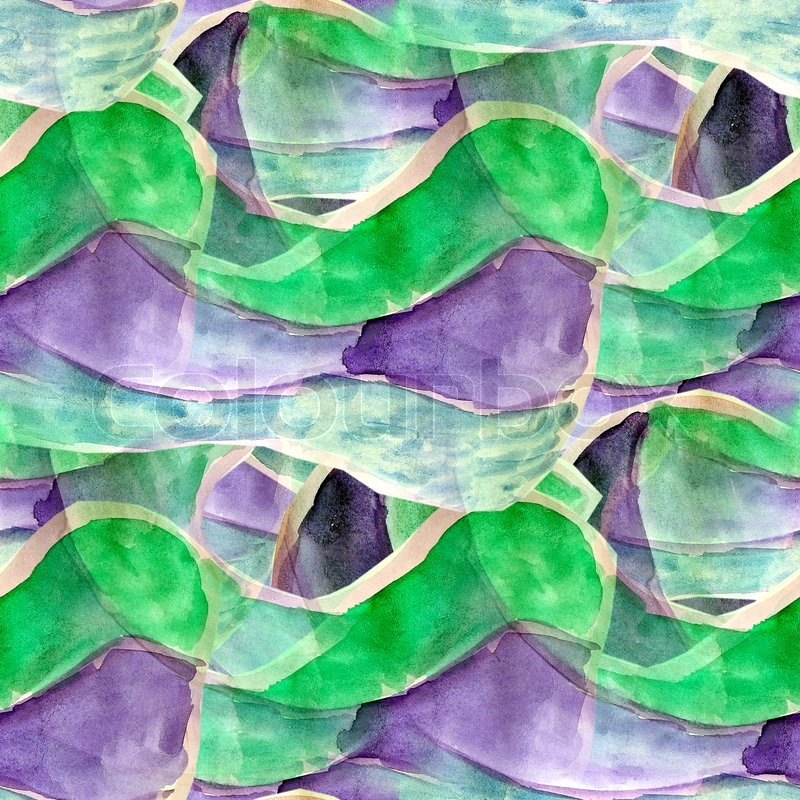 800x800 Art Seamless Texture Blue, Green, Purple Pattern Background