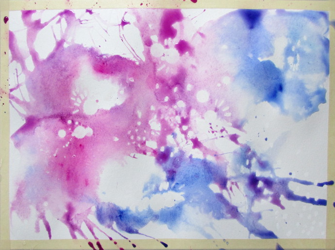 690x516 Fun Watercolor Galaxy And Space Paintings