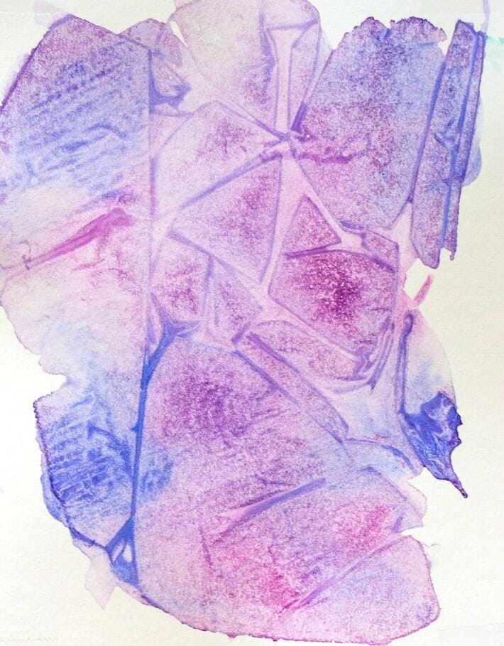 710x909 Geometric Watercolor Art