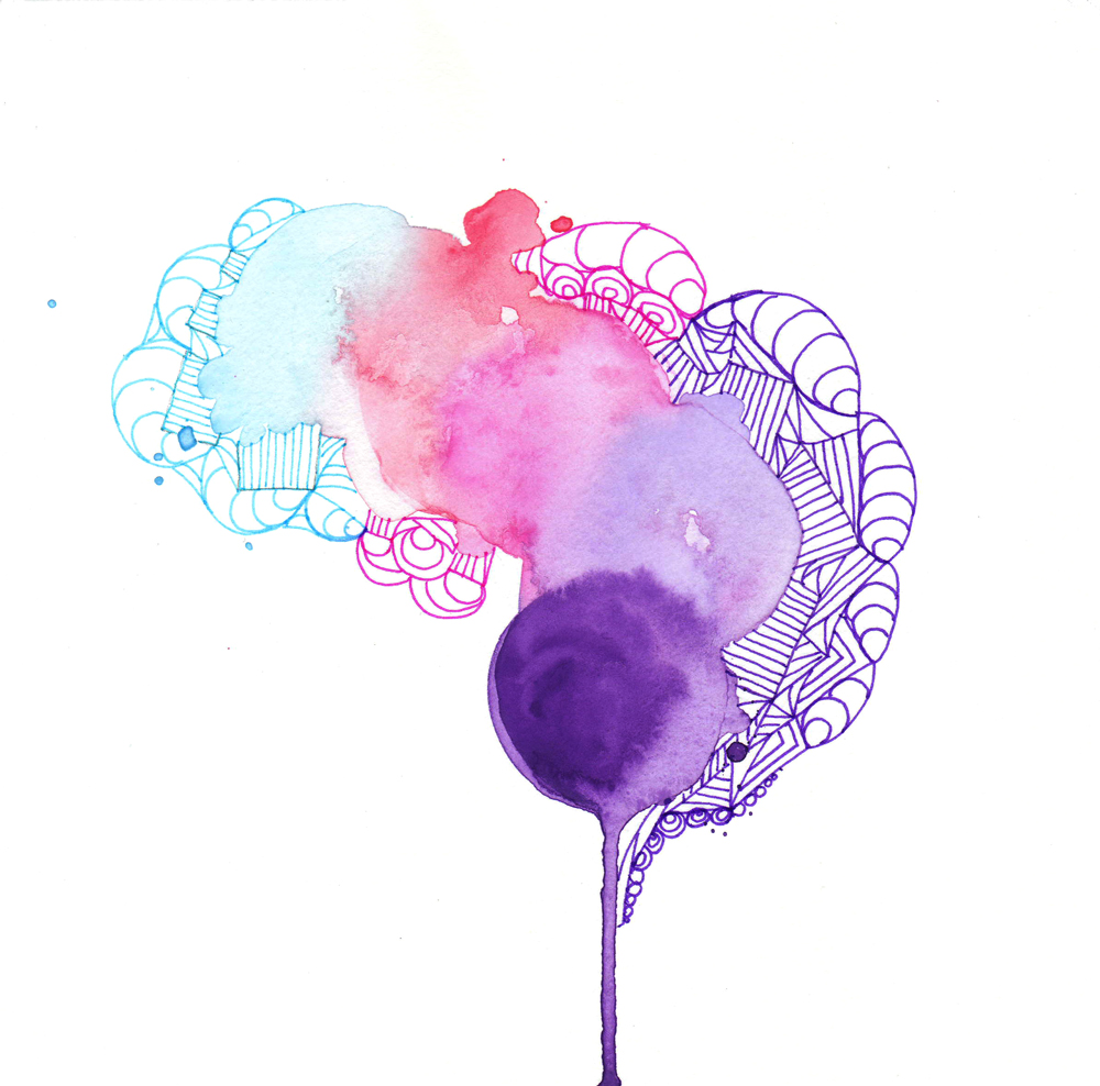 1000x988 Watercolor Art Andrea Bijou