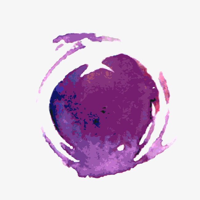 650x651 Purple Watercolor Brush Strokes, Watercolor, Vector, Painting Png