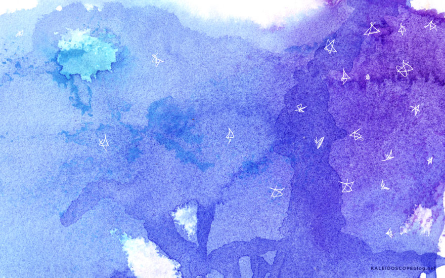 900x563 Watercolour Nights Wallpaper Design