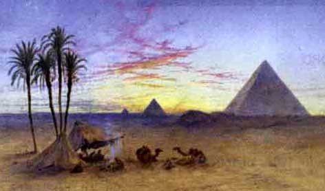 472x278 Sunset Over The Pyramids By Henry Stanier On Artnet