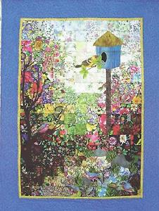226x300 Bird House Watercolor Quilt Kit By Whims Watercolor Ebay