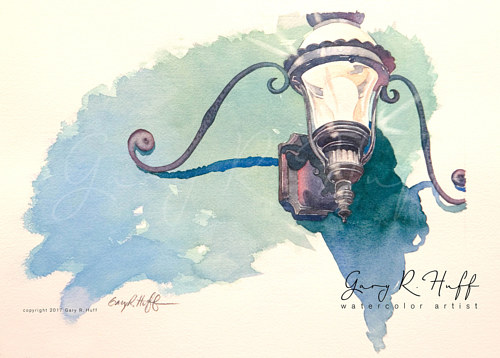 500x358 Focused Still Life Watercolor Art By Gary R. Huff