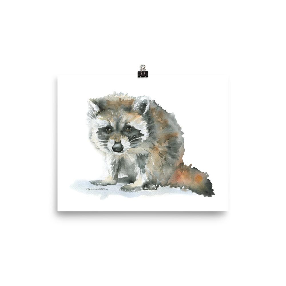 1000x1000 Raccoon Watercolor Susan Windsor