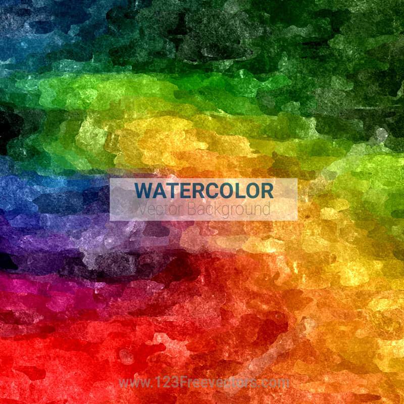 800x800 Abstract Rainbow Watercolor Background Illustrator 123freevectors