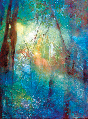 371x500 Landscape Paintings In Watercolor By Heleen Cornet