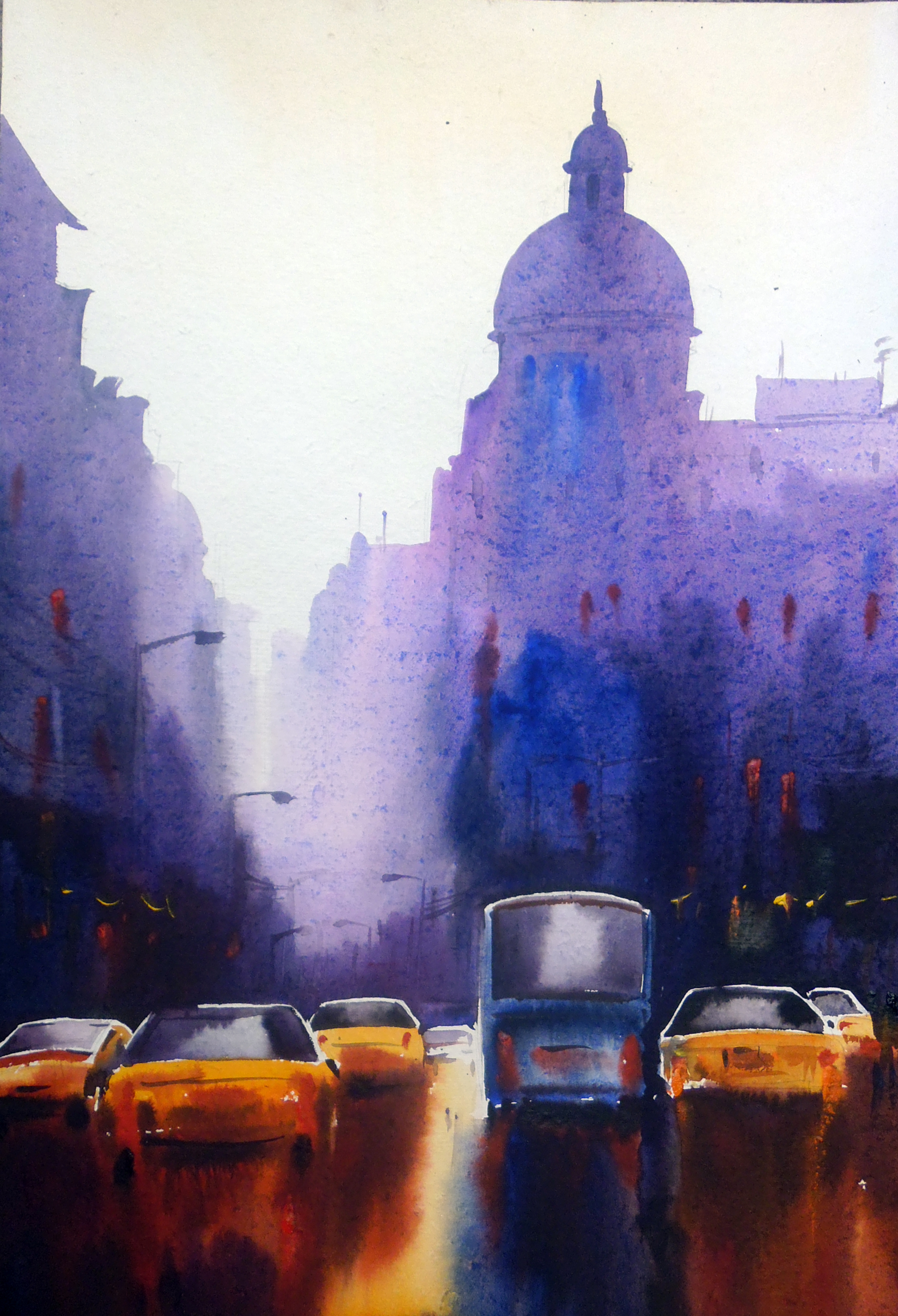 2440x3576 Artfido Buy Art Online City Street