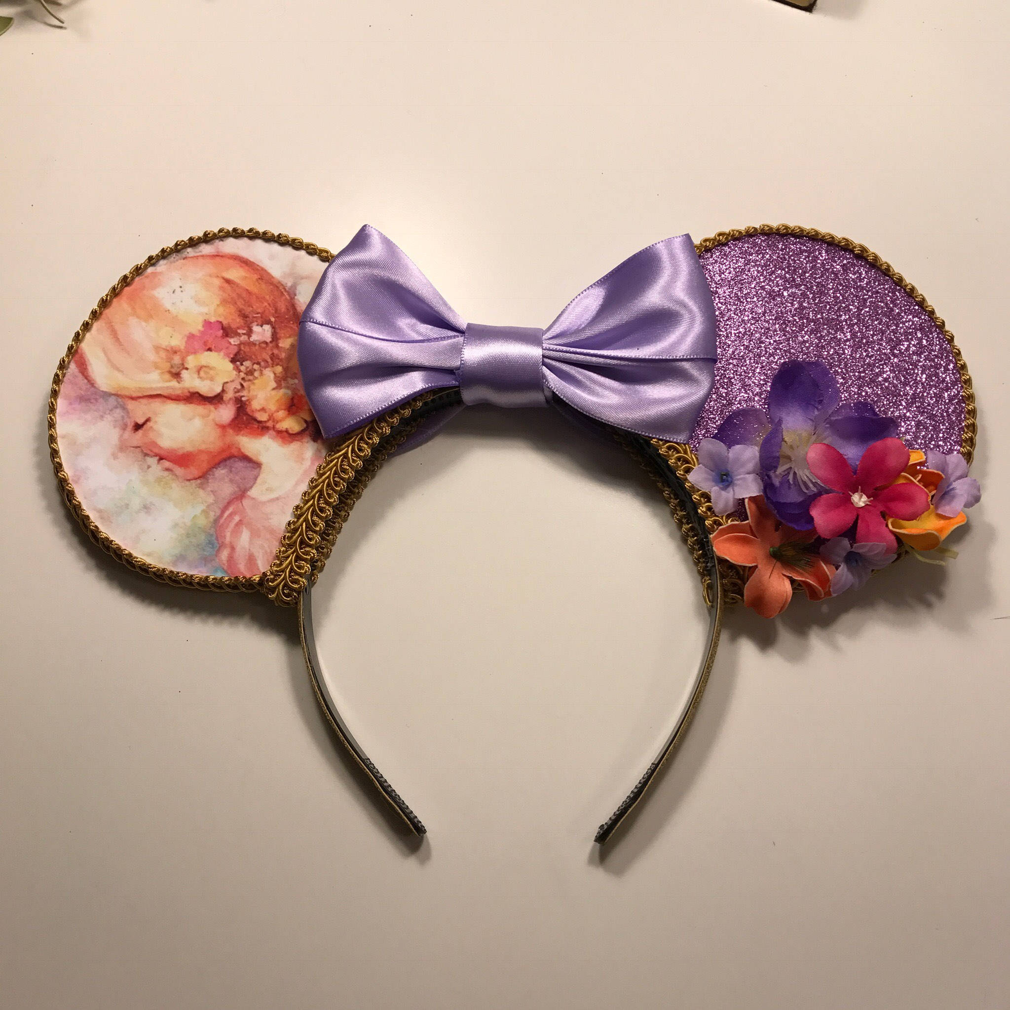 2047x2047 Rapunzel Watercolor Inspired Mouse Ears