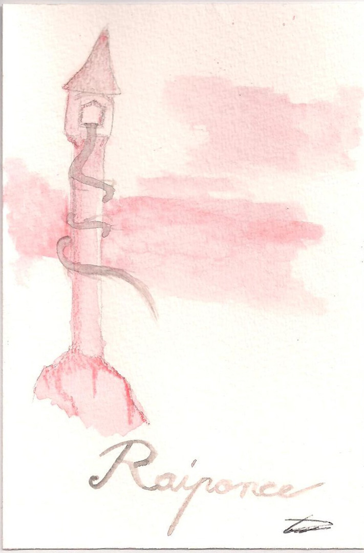 711x1080 Rapunzel Watercolor By Aervantel