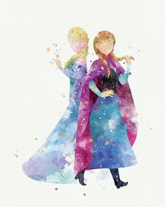 236x295 Tangled Rapunzel 2 Watercolor Art Print Disney Dreams