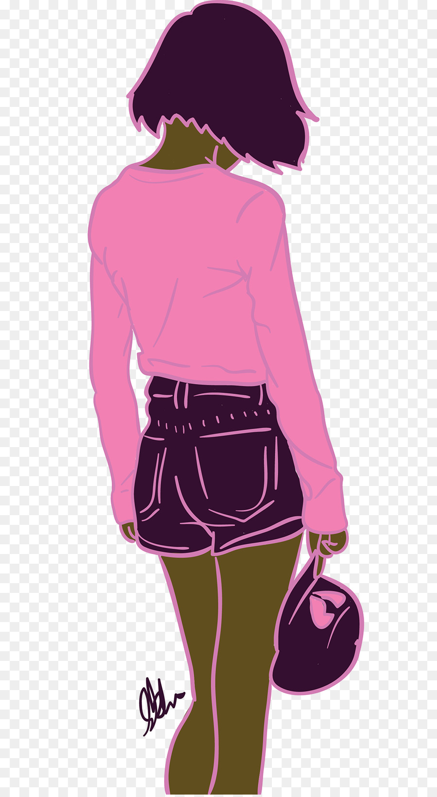 900x1640 Clothing Accessories Shoulder Fashion Clip Art