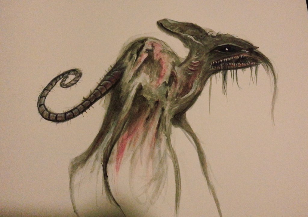 1024x722 Late Night Rat Watercolor By Comickpro