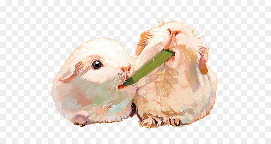 900x480 Rabbit Watercolor Painting Cartoon