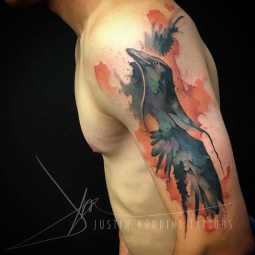 510x510 Watercolor Tattoo Shoulder Best Tattoo Ideas Gallery