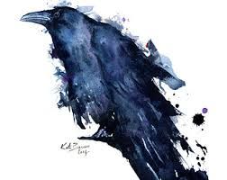252x200 Raven Watercolor Tattoo Beautiful Tattoos