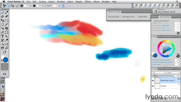 600x338 Painting With Real Watercolor Brushes