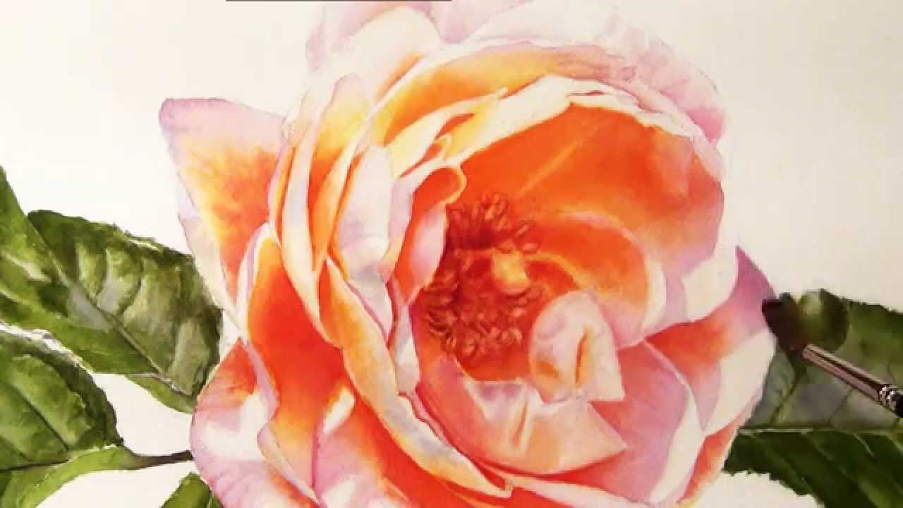 1280x720 How To Paint Realistic Stunning Flowers