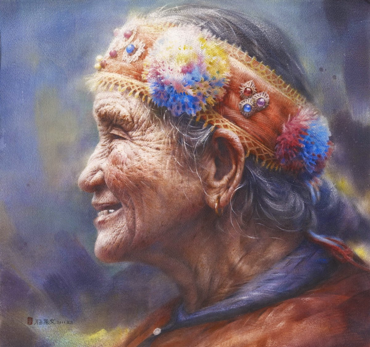 1200x1125 Realistic Watercolor Painting Chen Wen Cheng, 1964 Realistic