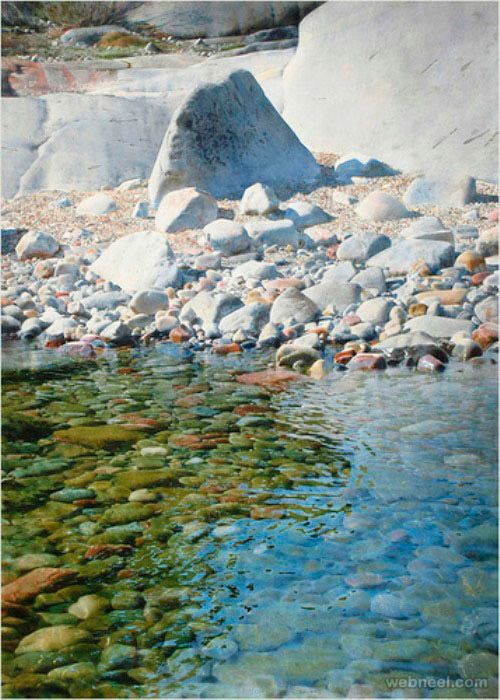 500x700 25 Realistic Watercolor Paintings By Stanislaw Zoladz Painting
