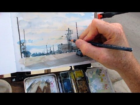 480x360 Realistic Watercolor Of A House By James Gurney